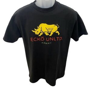 ECKO UNLTD Hawaii Rhino Skate Tee Shirt Men M Medium